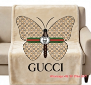 Luxury Studded Butterfly Monogram Throw Blanket IMG_2985